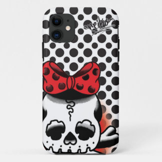 Capa Para iPhone 11 Dot Dokuro-Chan White