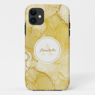 Capa Para iPhone 11 Dourada falha falsa