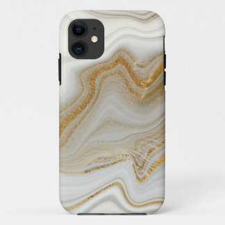 Capa Para iPhone 11 Dourado Marble 