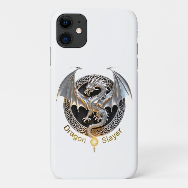 Capa Para iPhone 11 Dragão (Verso)