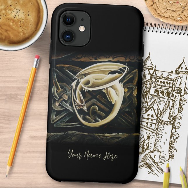 Capa Para iPhone 11 Dragão de Nó Celular (Criador carregado)
