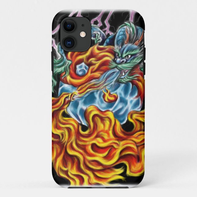Capa Para iPhone 11 Dragão e exemplo de Phoenix IPhone 5 (Verso)