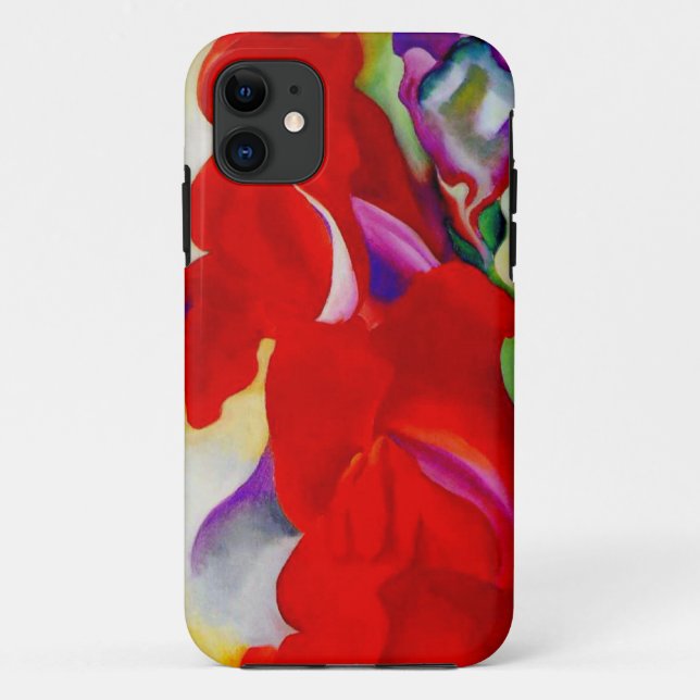 Capa Para iPhone 11 Dragão instantâneo do vermelho (Verso)