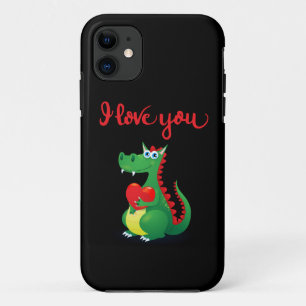 Capa Para iPhone 11 Dragão no Amor