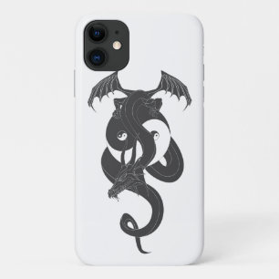 Capa Para iPhone 11 Dragão sentado em Yin Yang