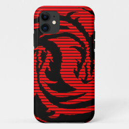 Capa Para iPhone 11 Dragão vermelho