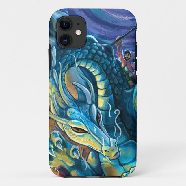 Capa Para iPhone 11 Dragon Rider Poster (Verso)