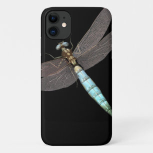 Capa Para iPhone 11 Dragonfly digital fecha a preto
