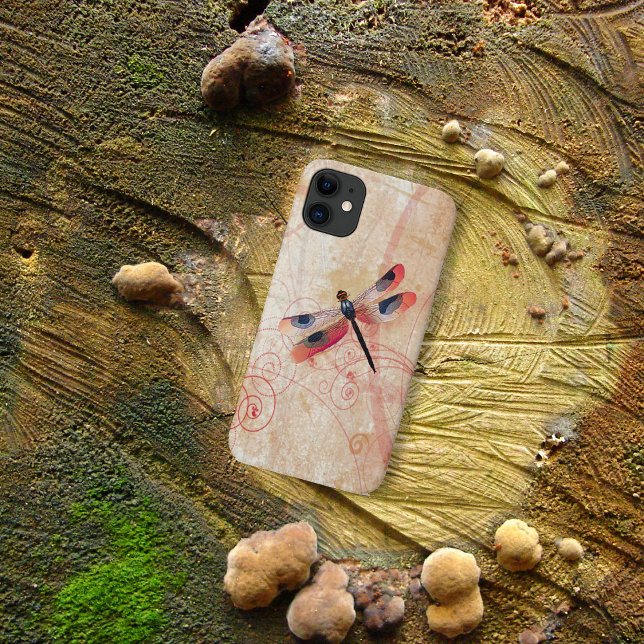 Capa Para iPhone 11 Dragonfly Flourish (Criador carregado)