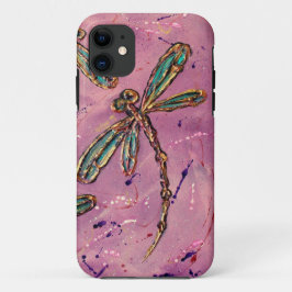 Capa Para iPhone 11 Dragonfly Pink Fizz