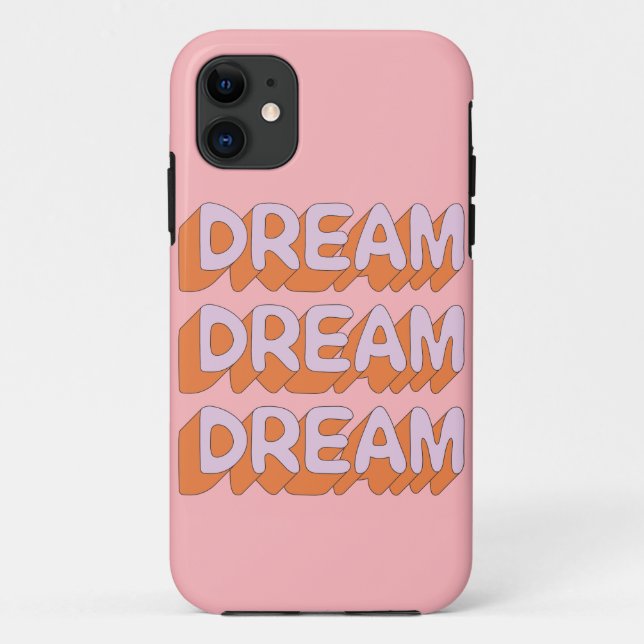 Capa Para iPhone 11 Dream Dream Slogan (Verso)