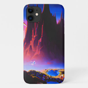 Capa Para iPhone 11 Dream World Oil Painting