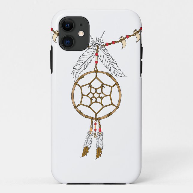 Capa Para iPhone 11 Dreamcatcher Nativo Americano (Verso)