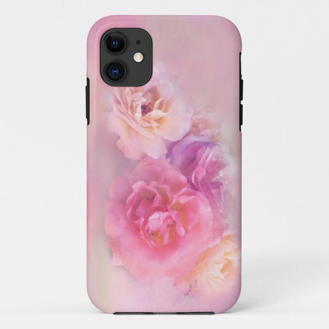 Capa Para iPhone 11 Dreamy Pastel Rosas (Verso)