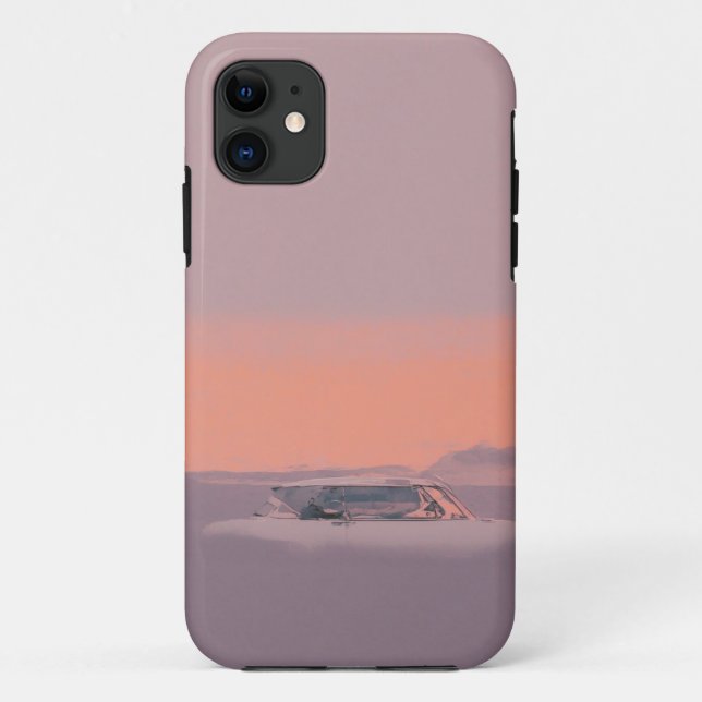 Capa Para iPhone 11 Dreamy Sunset Drive Mobile Case (Verso)