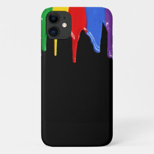 Capa Para iPhone 11 Drives de Tintas Arco-Íris