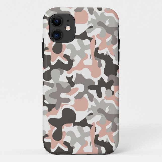 Capa Para iPhone 11 Dusty Signature Camo (Verso)