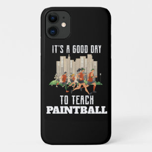 Capa Para iPhone 11 É Um Bom Dia Para Ensinar Paintball