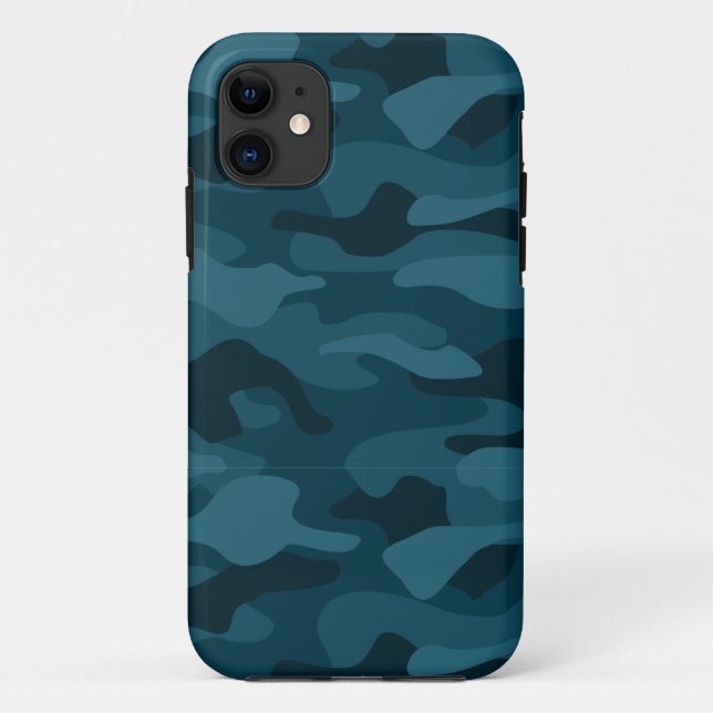 Capa Para iPhone 11 Eagle Green Monocolor Camo (Verso)