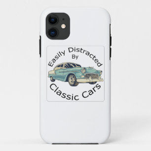 Capa Para iPhone 11 Easily Distracted By classic cars