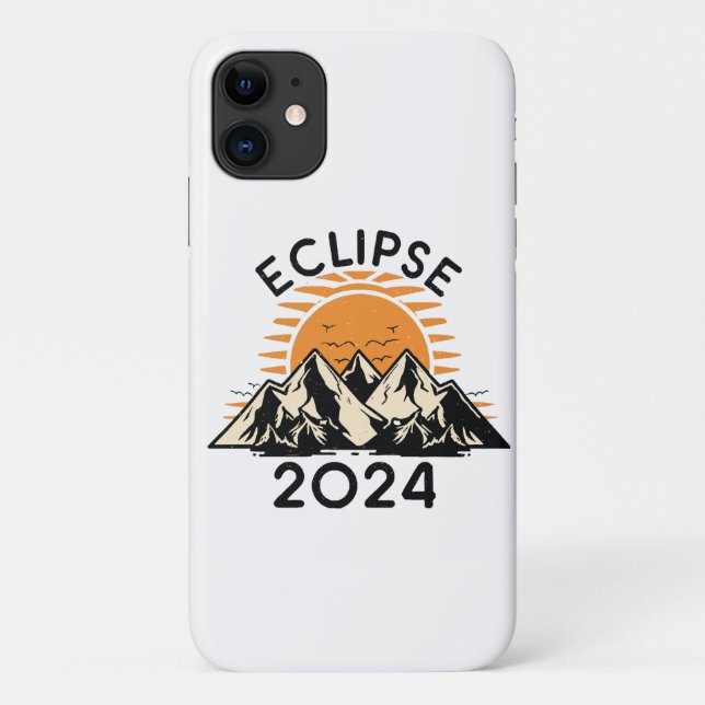Capa Para iPhone 11 Eclipse Solar Total 2024 (Verso)