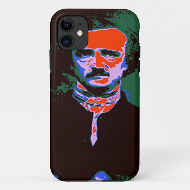 Capa Para iPhone 11 Edgar Allan Poe Pop Art (Verso)