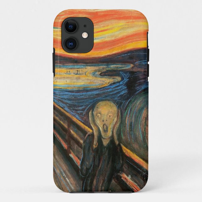 Capa Para iPhone 11 Edvard Munch é o Gritar (Verso)
