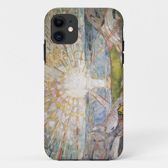 Capa Para iPhone 11 Edward Munch a pintura da arte (Verso)