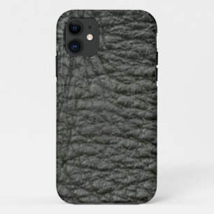 Capa Para iPhone 11 Efeito Preto do Couro