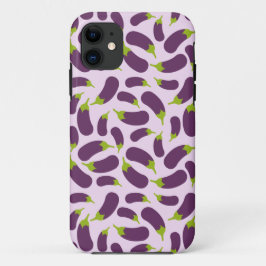 Capa Para iPhone 11 EggPlant EggPlant Purple Vegetal Design