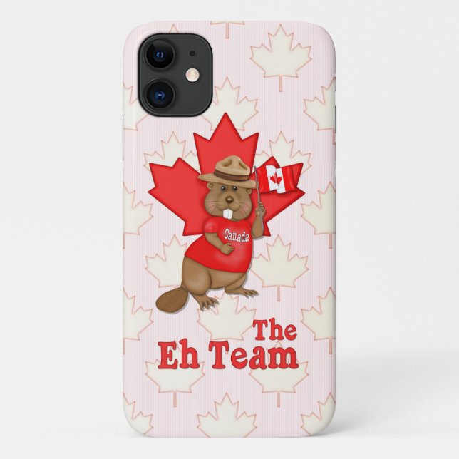 Capa Para iPhone 11 Eh Team Beaver (Verso)