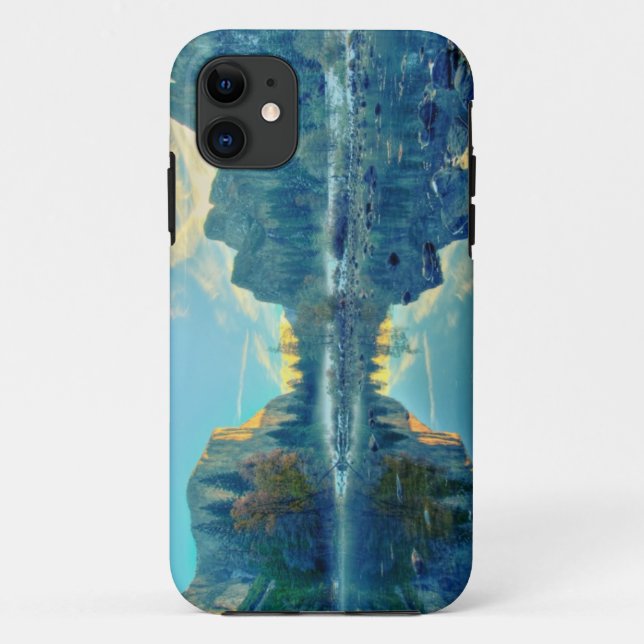 Capa Para iPhone 11 EL Capitan e reflexão de três irmãos (Verso)