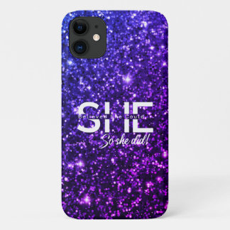 Capa Para iPhone 11 Ela Acreditava Que Podia.