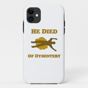 Capa Para iPhone 11 Ele Morreu De Notebook Disenteria