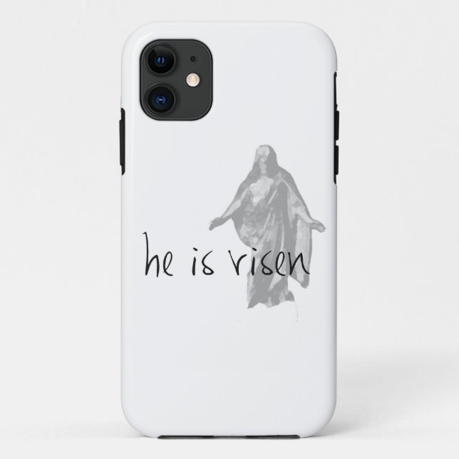 Capa Para iPhone 11 ele ressuscitou jesus cristo páscoa lds mórmons (Verso)