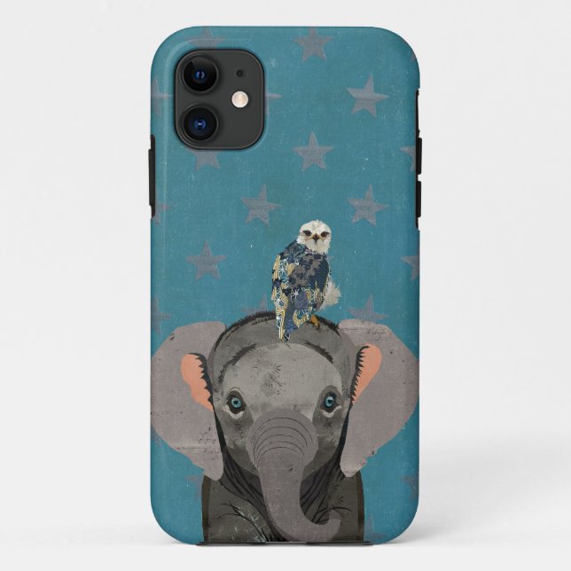 CAPA PARA iPhone 11 ELEFANTE E FALCON (Verso)