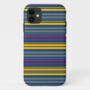 Capa Para iPhone 11 Elegante Moderno de Stripes Negrito