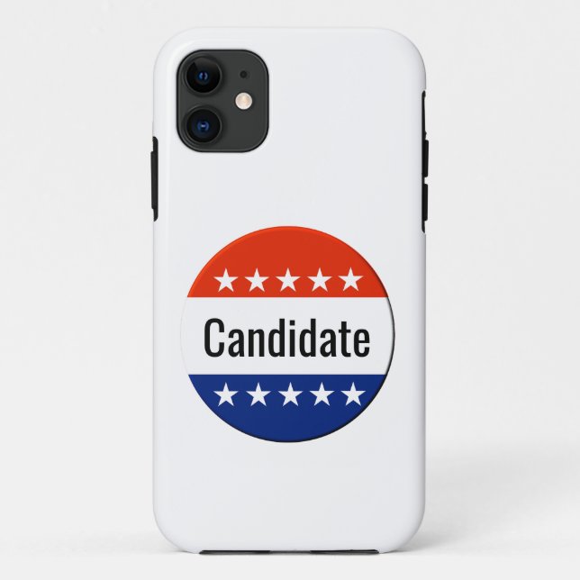 Capa Para iPhone 11 Eleição da Campanha Candidata Personalizada 2024 (Verso)