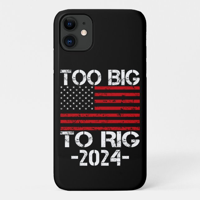 Capa Para iPhone 11 Eleições 2024 Muito Grandes (Verso)