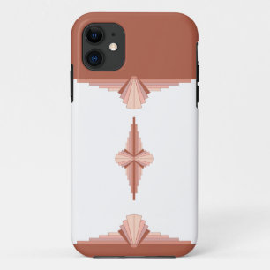 Capa Para iPhone 11 Elementos de deco de arte em uma paleta dourada ro