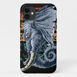 Capa Para iPhone 11 Elephantopus Elephant Tentacle Trunk Lovecraft