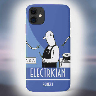 Capa Para iPhone 11 Elétrico no Trabalho