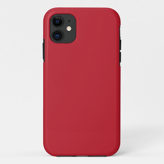 Capa Para iPhone 11 Eleve seu fundo Design a vermelho e branco (Verso)