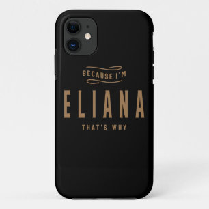 Capa Para iPhone 11 Eliana Nome de Aniversário Personalizado Eliana