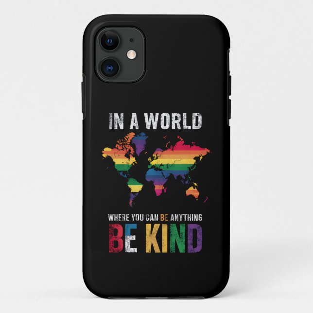 Capa Para iPhone 11 Em Um Mundo Onde Você Pode Ser Qualquer Coisa (Verso)