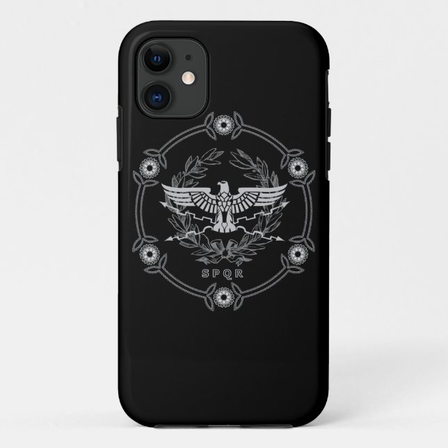 Capa Para iPhone 11 Emblema do império romano (Verso)