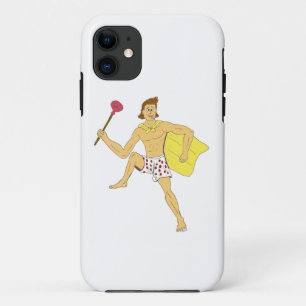 Capa Para iPhone 11 êmbolo e cara de roupa interior