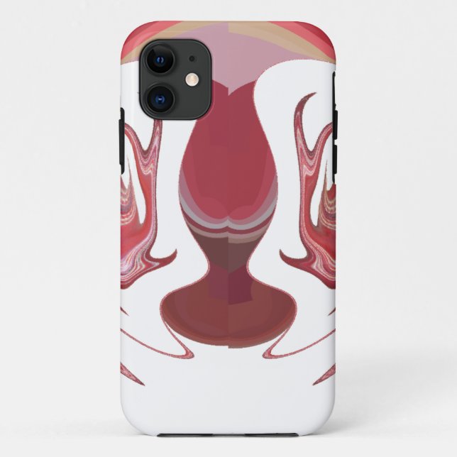 Capa Para iPhone 11 Embres da Terra: Tapeçaria Texturizada da África (Verso)