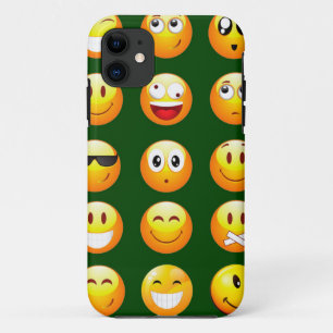 Capa Para iPhone 11 emoji verde-escuro