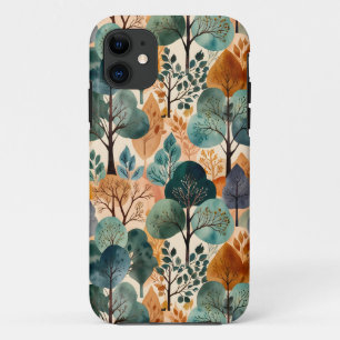 Capa Para iPhone 11 Encantando Árvores de Outono